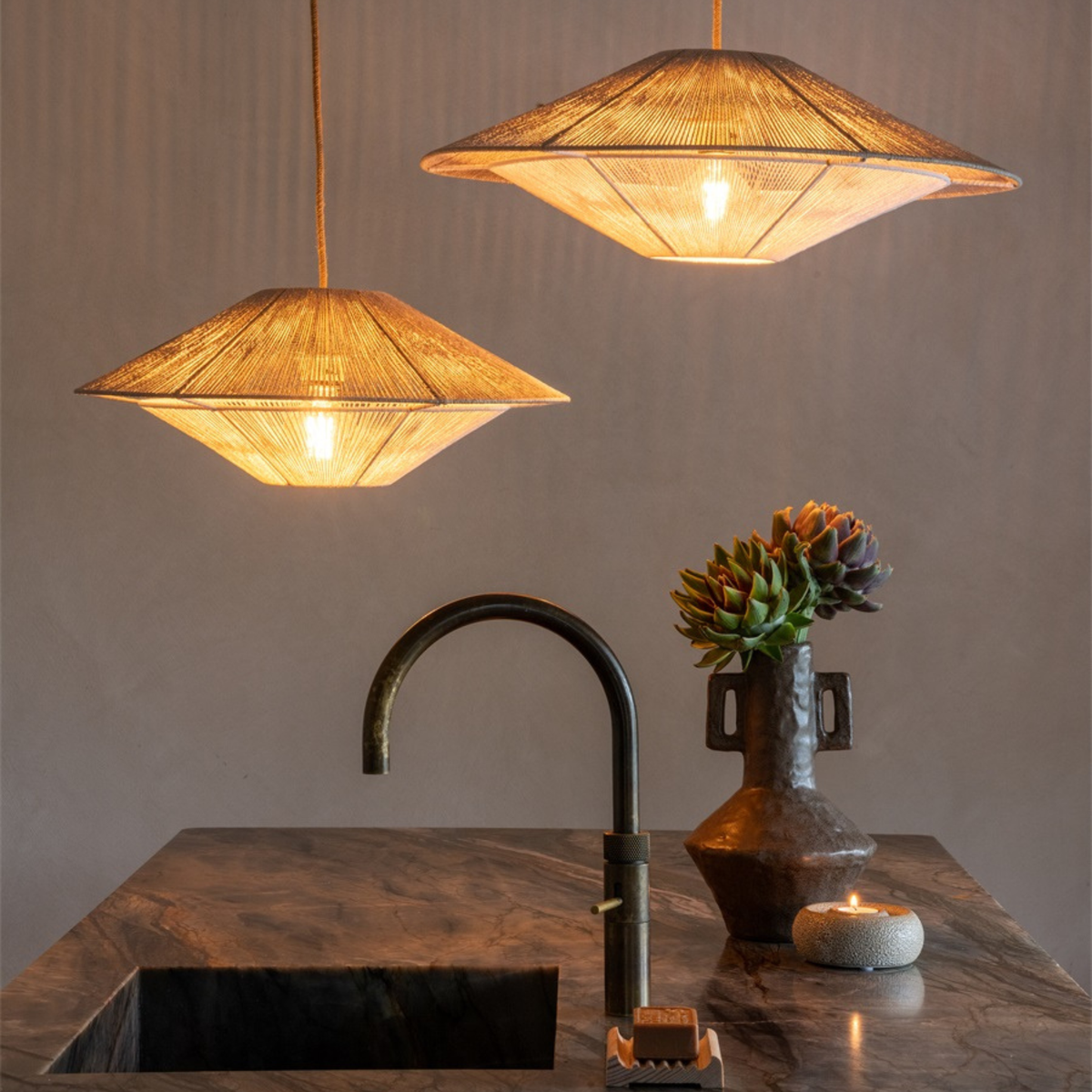 Good & Mojo hanging lamp Lumbini 50x20cm S