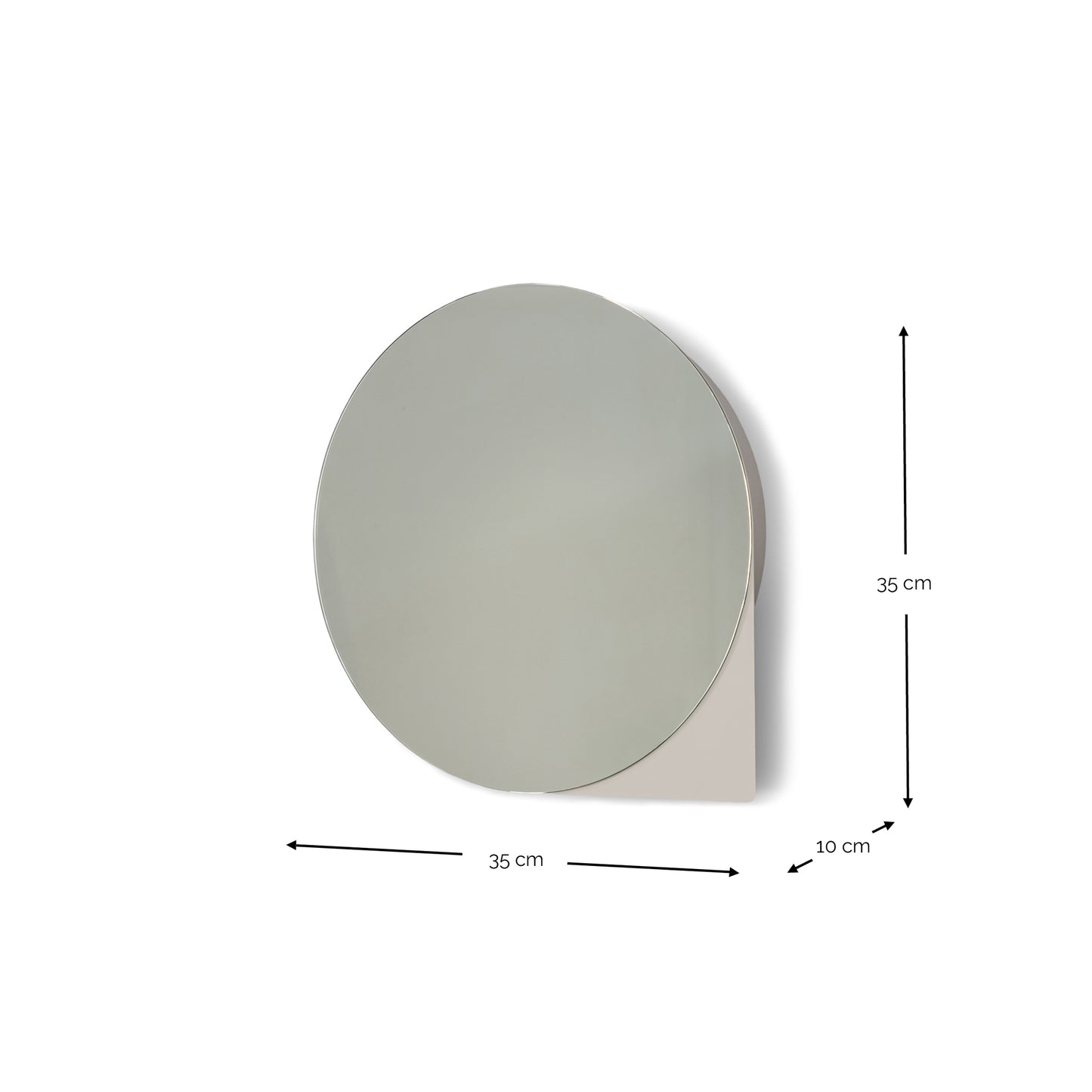 Spinder Design wandspiegel SONNET S 35 cm Silky Taupe