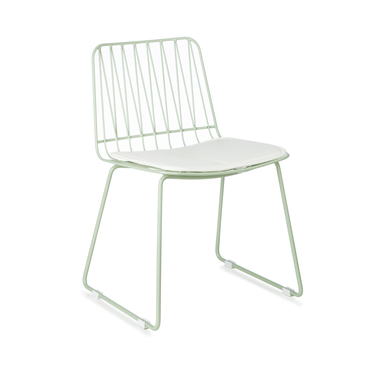 Kidsdepot Hippy metalen stoel, zeegroen, set van 2
