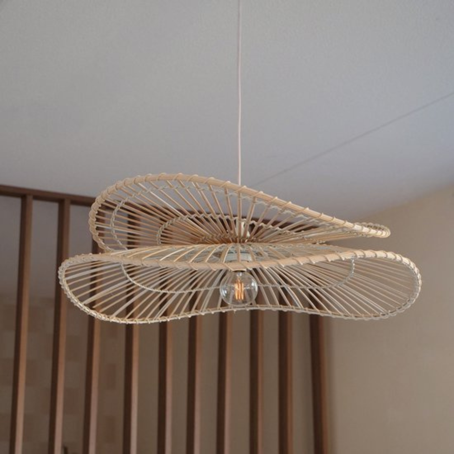 Kidsdepot hanglamp Florien - naturel sfeerbeeld in ruimte