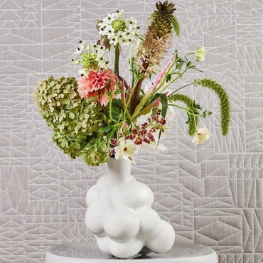 Moooi x Royal Delft Egg Vase XL witte vaas porselein 28 cm
