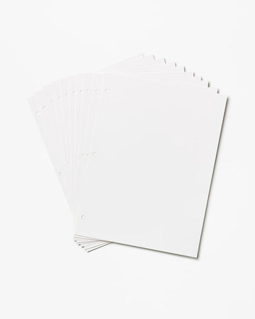 Printworks Fotoalbum Large navulpapier 10 vellen - Wit