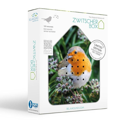 Relaxound Zwitscherbox Robin verpakking