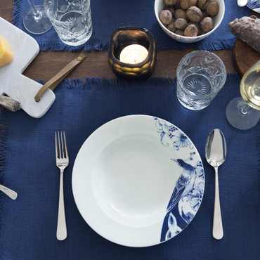 Royal Delft Peacock Symphony Diep bord β Delfts Blauw Servies β 24 cm sfeerfoto