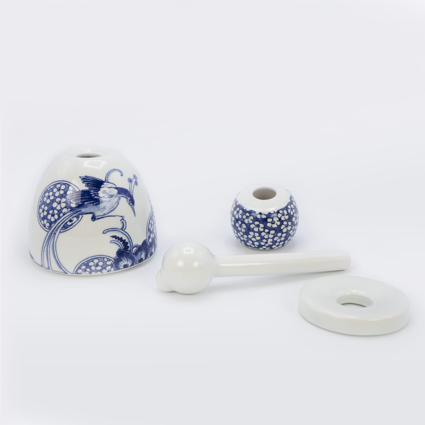 Royal Delft Proud Mary 01 Flower Peacocks losse delen