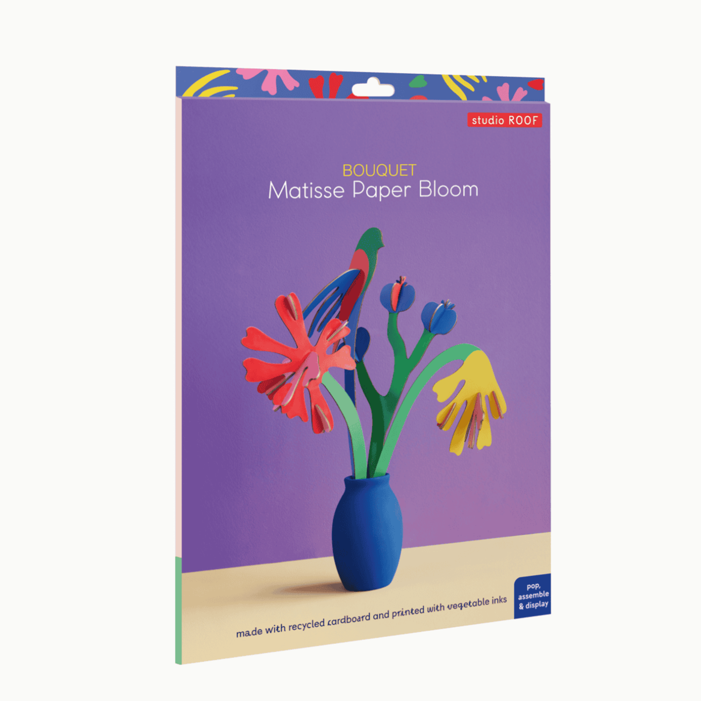 Studio ROOF Matisse Paper Bloom 3D-object van papier in verpakking