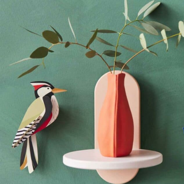 Studio Roof wanddecoratie vogel Woodpecker