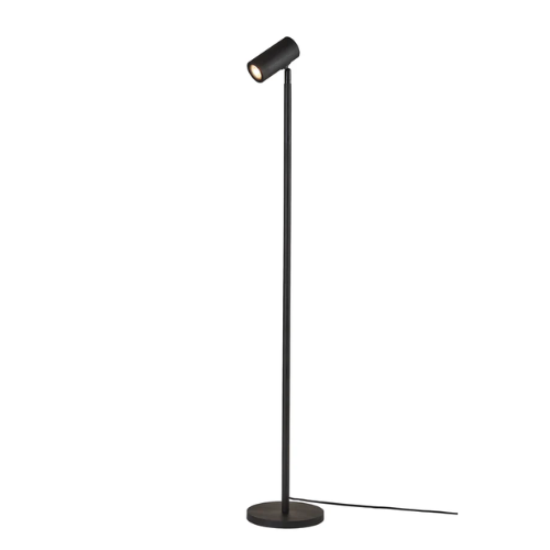 Vloerlamp bamboe Java h.141cm, LED3W GU10, zwart