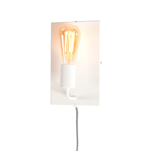It's About Romi Wall lamp iron Madrid b.15xh.25cm white, L