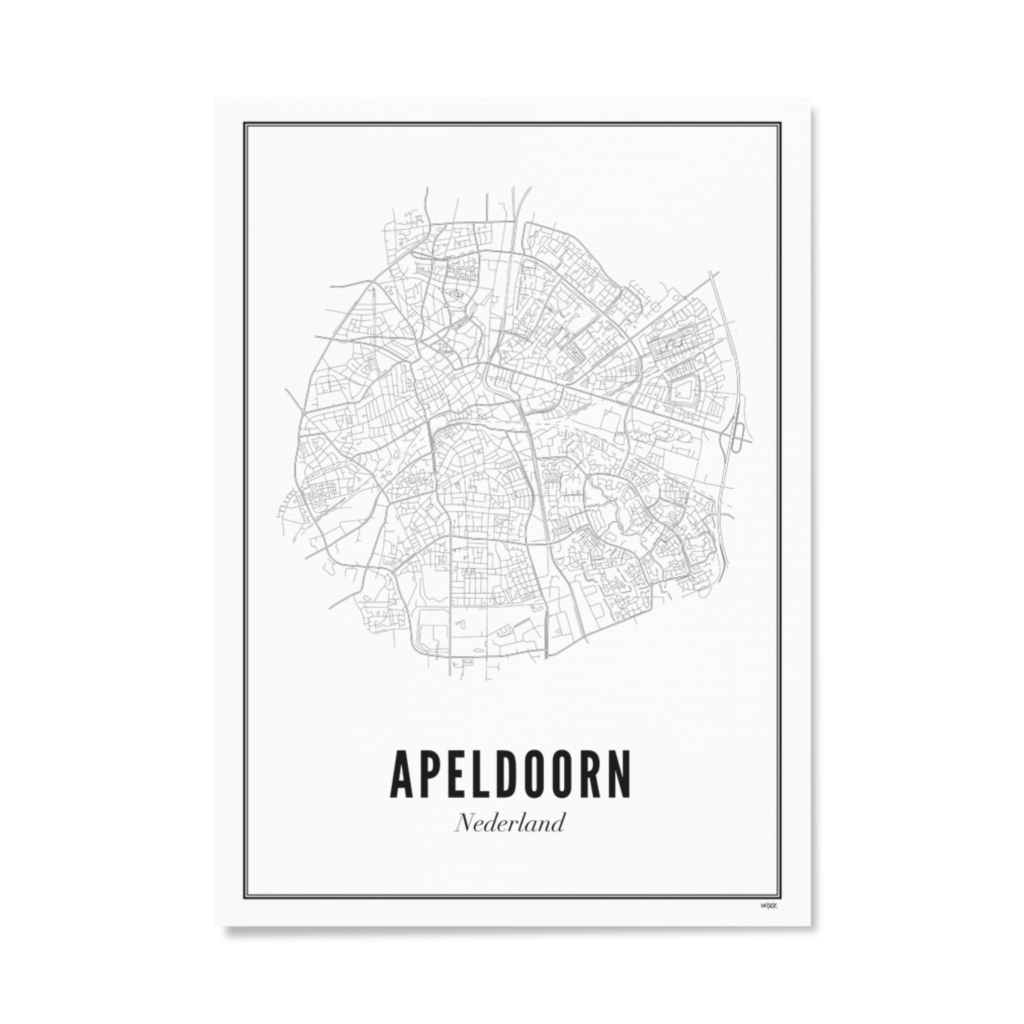 Wijck poster Apeldoorn A3 30 x 40