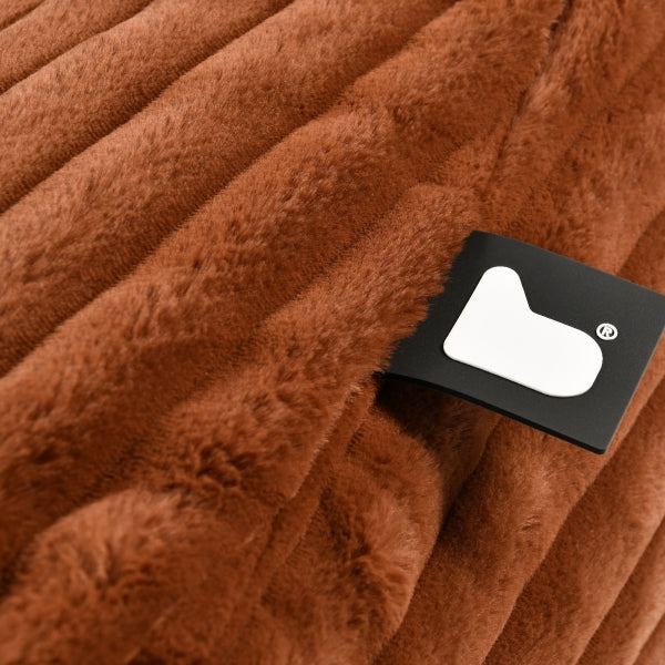 Extrem bequemer Lounge-Sitzsack B-Bag Mighty-B für den Innenbereich – Kordel – Bernstein