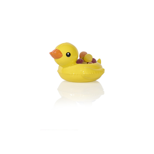 Bitten Floaty Duck Snackschale oder Blumentopf gelb