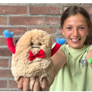 Bitten heatable Grumpy Hot Potato warmtekussen sfeer