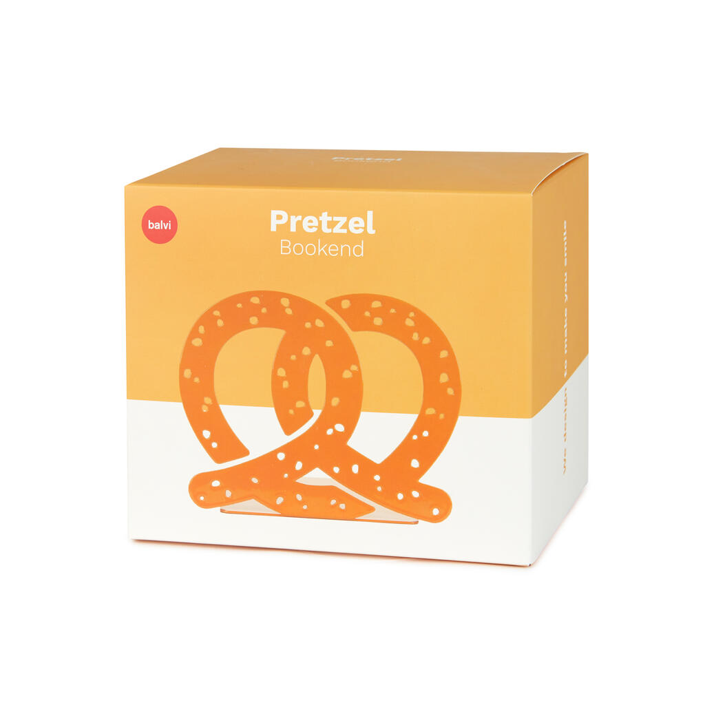 Balvi Buchstütze Pretzel braun Metall einzeln