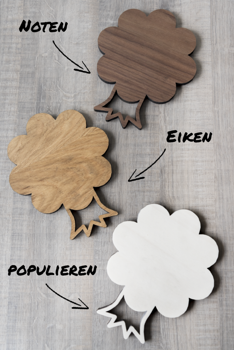 City shapes Skyline Zwolle oak 90 cm