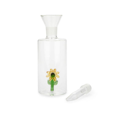 Balvi sunflower oil bottle 350 ml glass with glass sunflower