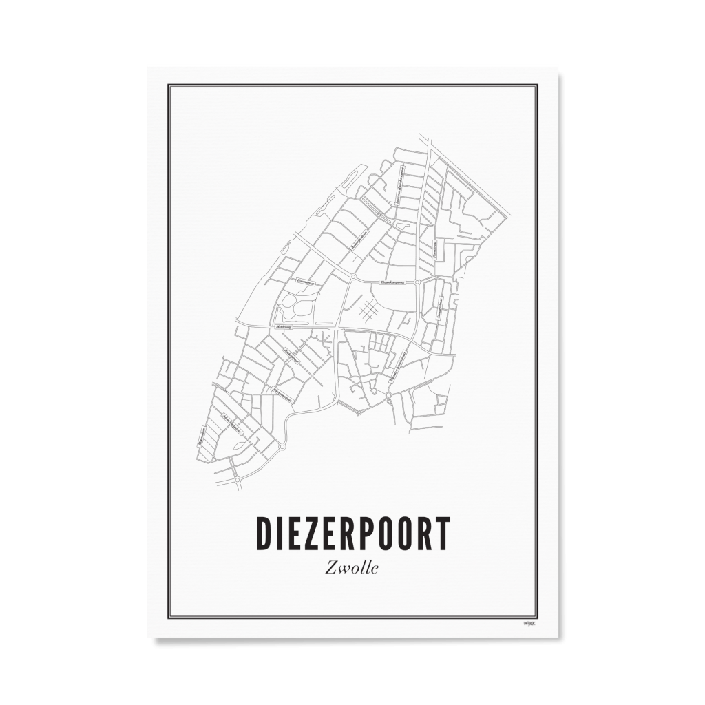 Wijck Diezerpoort-Plakat 40 x 50 cm