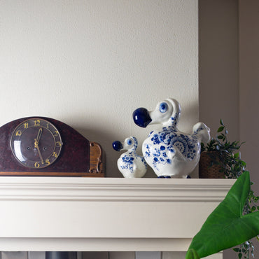 Heinen Delftsblauw De Blauwe Dodo groot