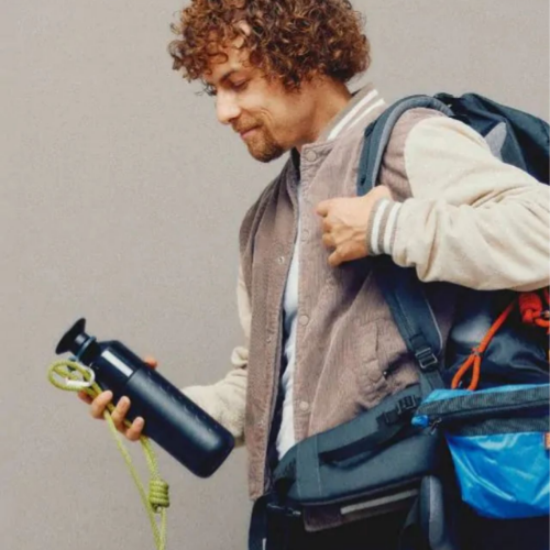 Dopper isoleerfles Blazing Black 1 liter sfeer