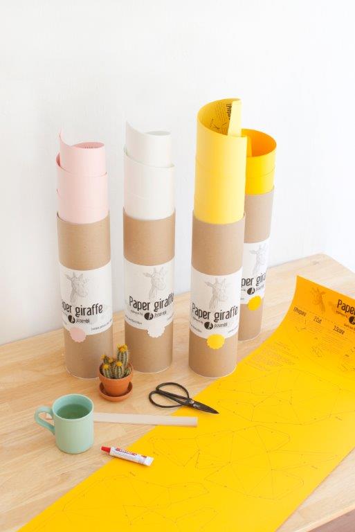 Assembli giraffe paper kit DIY