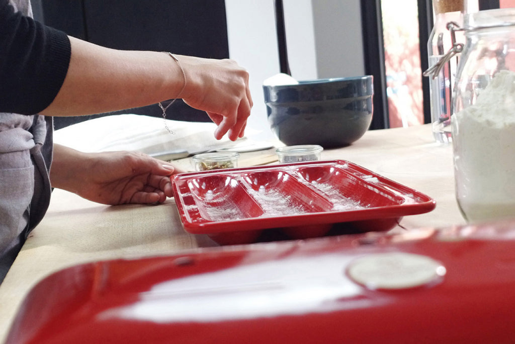 Emile Henry Baguette-Form E-Box - 390x240mmmm - Grand Cru