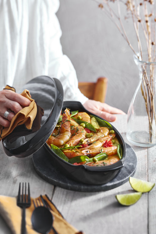 Emile Henry Papillote – 305 x 175 x 90 mm – Fusain