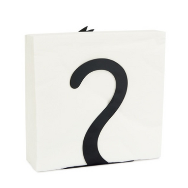 Balvi Servethouder Feline zwart achterzijde