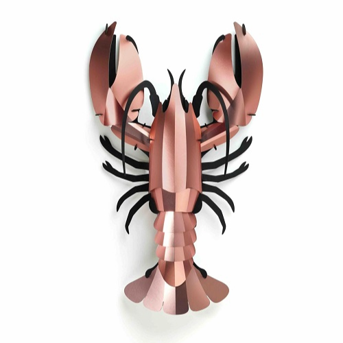 Assembli 3D puzzle Lobster large rose gold