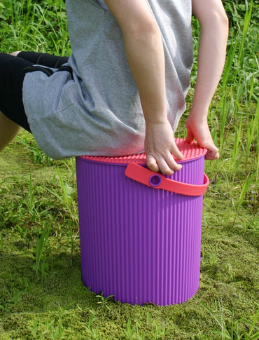 Hachiman Omnioutil Eimer L - Lila/Rot