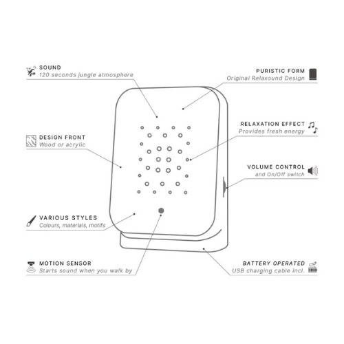 Relaxound Junglebox mit Dschungelgeräuschen Baby Tiger limitierte Edition
