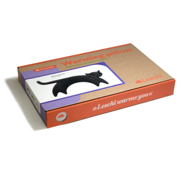 Leschi Warming Pillow Clara the Cat - Coral