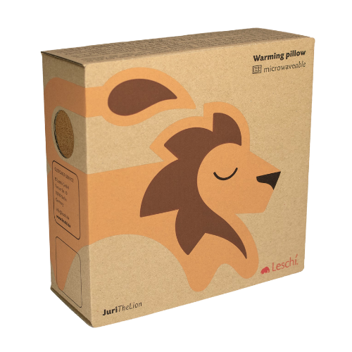 Leschi Warming pillow Juri the lion - fire