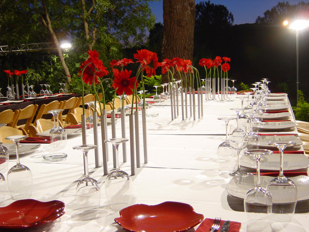 Peleg Design Magnetvasen - Silber - 5er Set