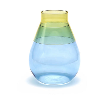 Peleg Design Zweifarbige Vase - Blau