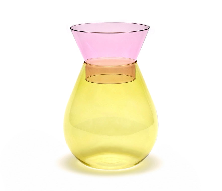 Peleg Design Zweifarbige Vase - Gelb