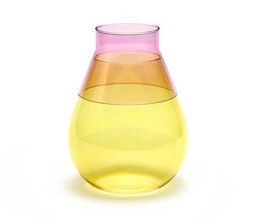 Peleg Design Zweifarbige Vase - Gelb