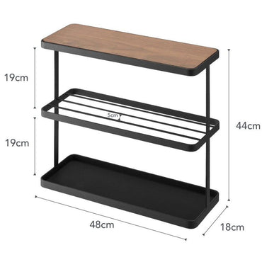 Yamazaki Bijzettafel - Tower- Zwart