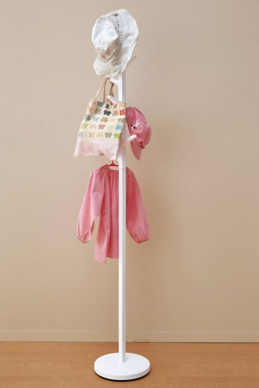 Yamazaki Branche Pole Standgarderobe - weiß