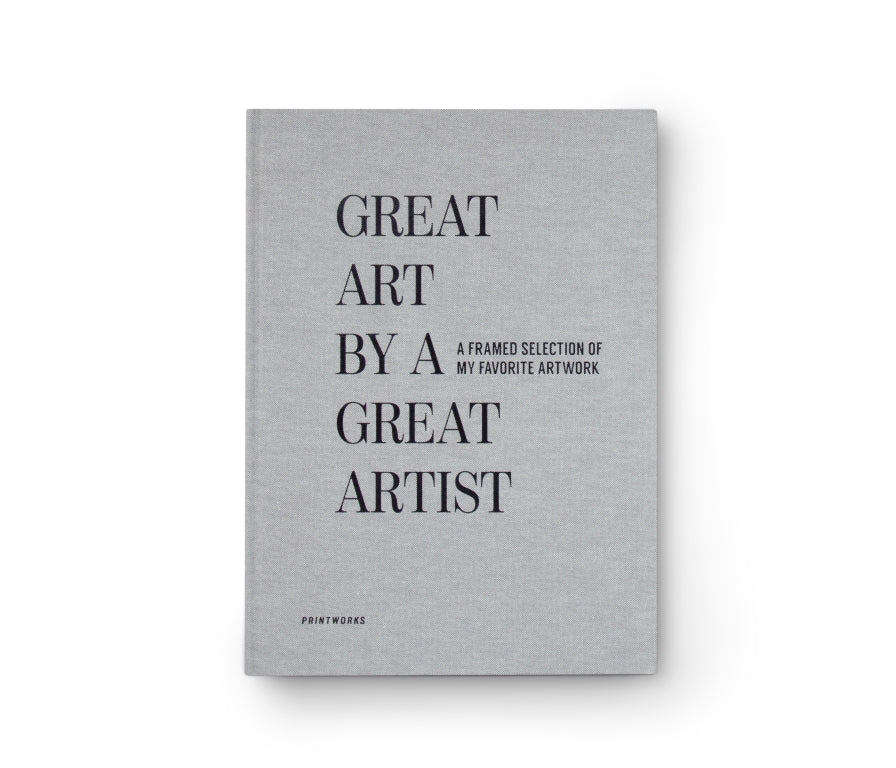 Printworks Rahmenbuch – Große Kunst – Grau