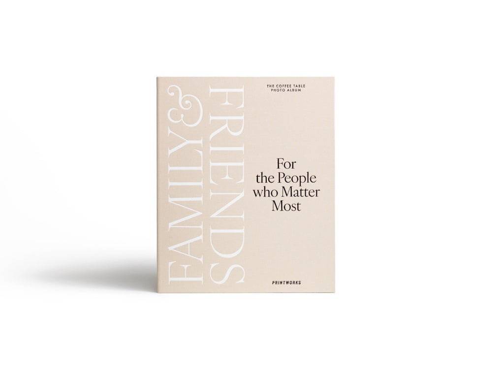 Printworks Fotoalbum – Familie und Freunde – Beige