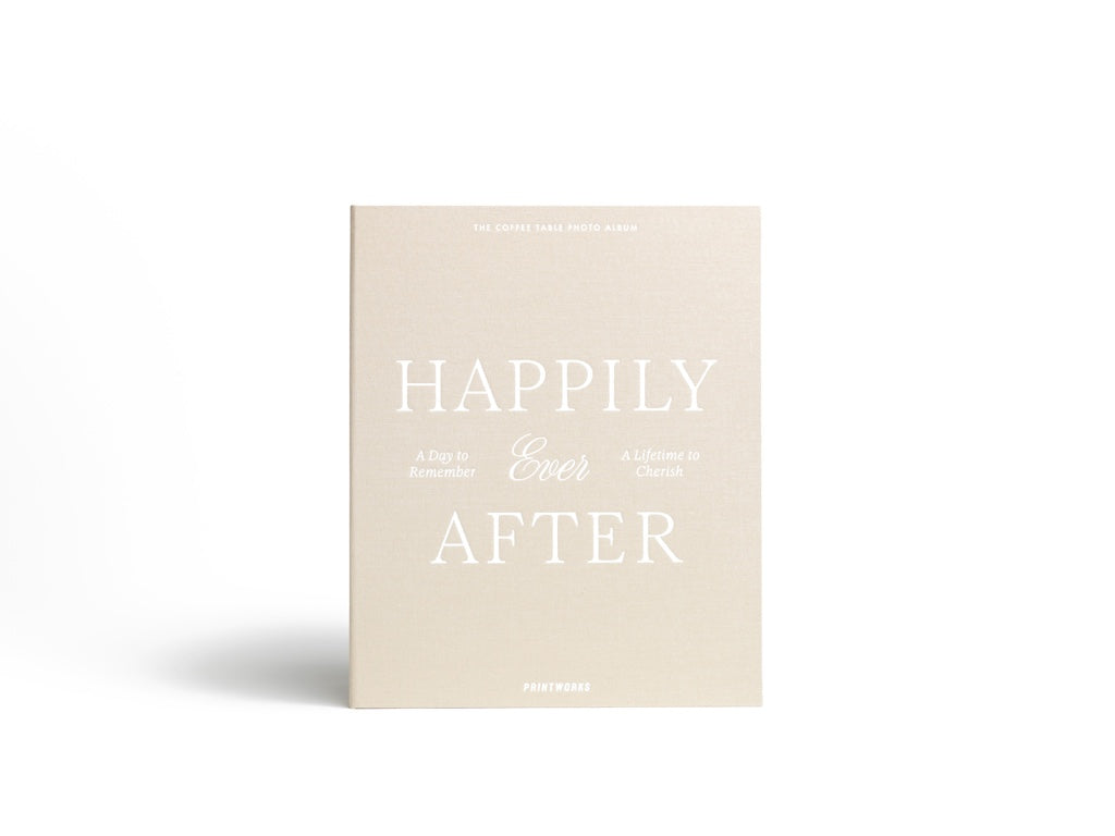Printworks Hochzeitsalbum – „Happily Ever After“ – Beige