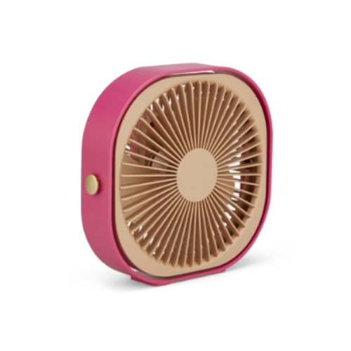 Printworks tafel ventilator Fantastic Cerise oplaadbaar