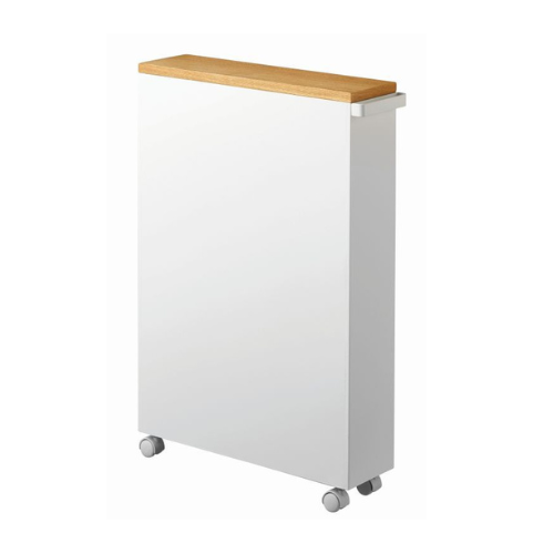 Yamazaki Semi-Closed opbergkar - Tower - wit