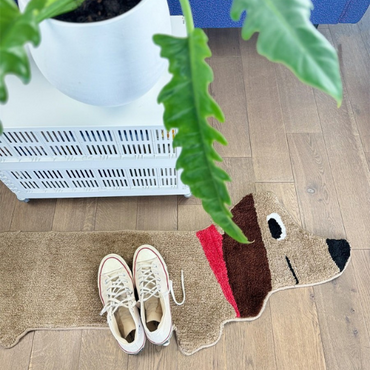 Bitten Stretched Sausage Dog vloerkleed 120 cm
