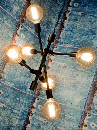 It's About Romi Hängelampe Eisen Nashville 3-armig 60x52xh.48cm, schwarz