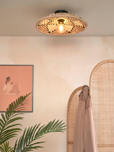 Good&Mojo Plafonniere Andros dia. 45cm, wet/white