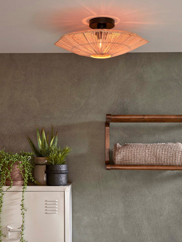 Good&Mojo Plafonniere Panama dia. 45cm, natural