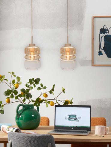 It's About Romi Hanglamp Verona, kleurverloop amber
