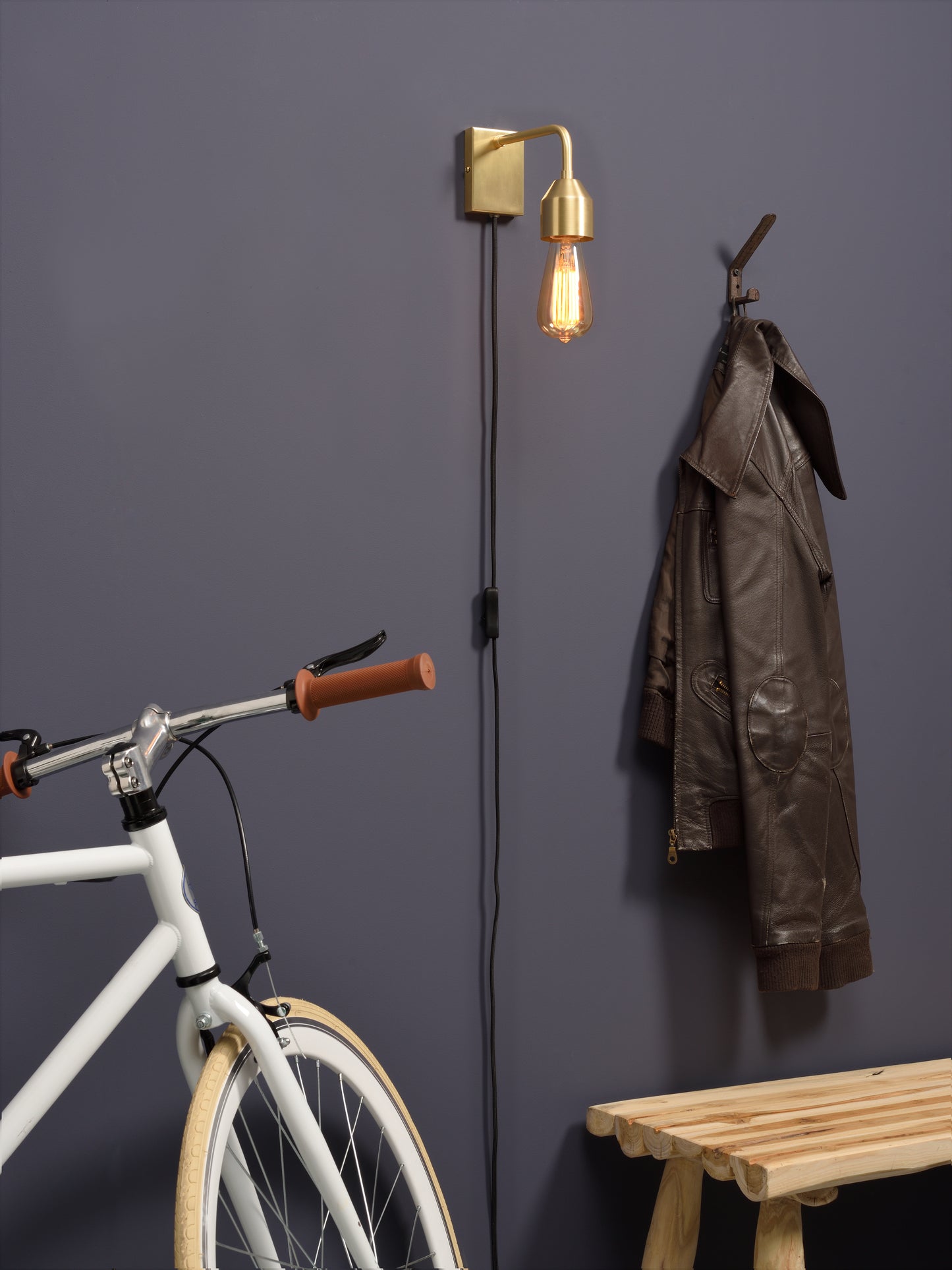 It's About Romi Wandleuchte Eisen Madrid 18x7xh.14cm gold, S