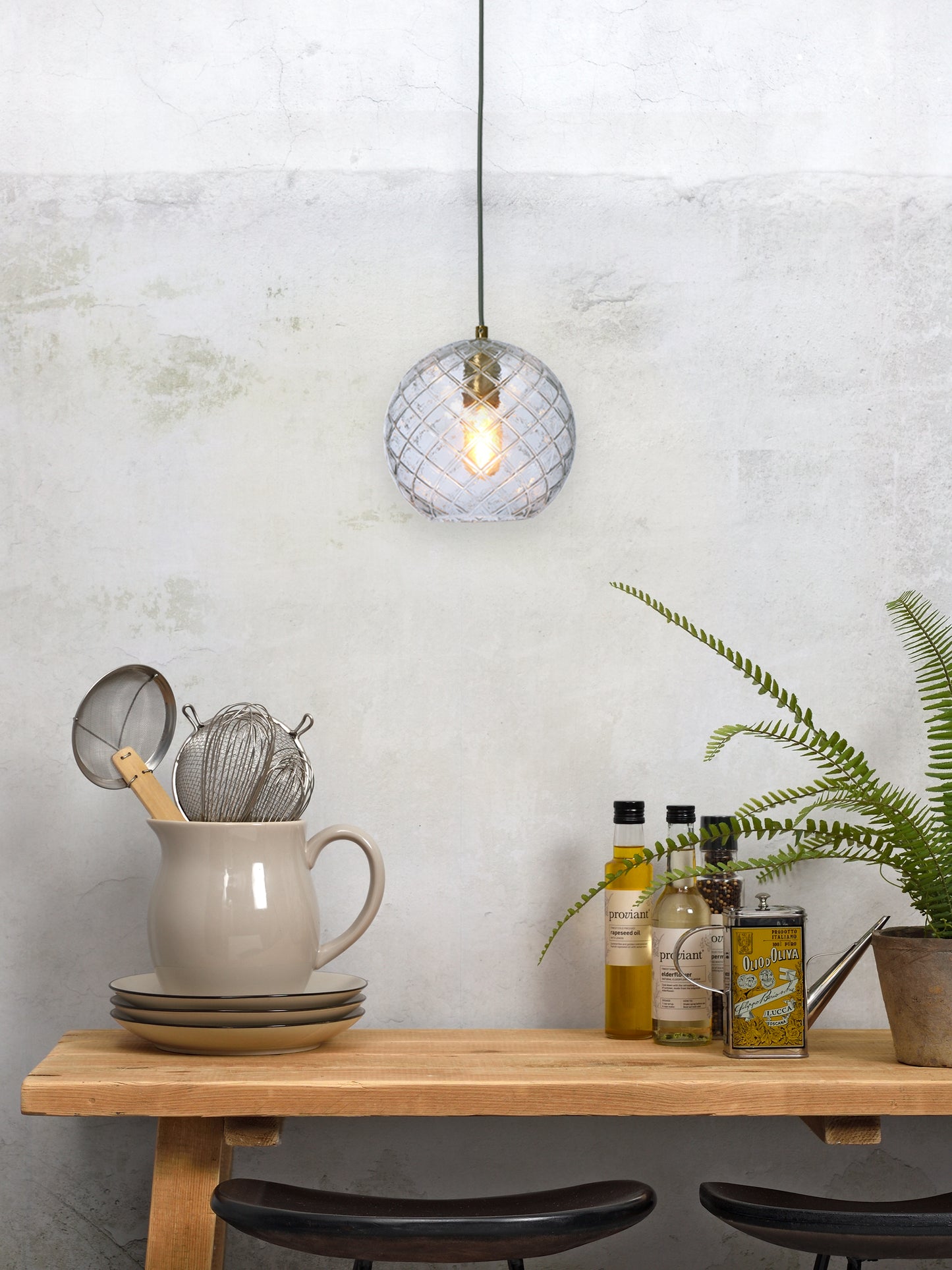 It's About Romi Hängelampe Glas Venice Ball, transp.